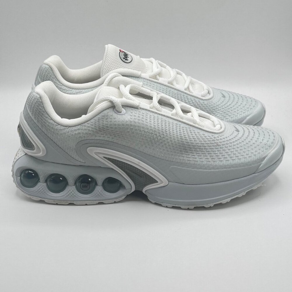Women's Nike Air Max DN White Metallic Silver Size 9  FJ3145-100 NEW - Picture 4 of 10